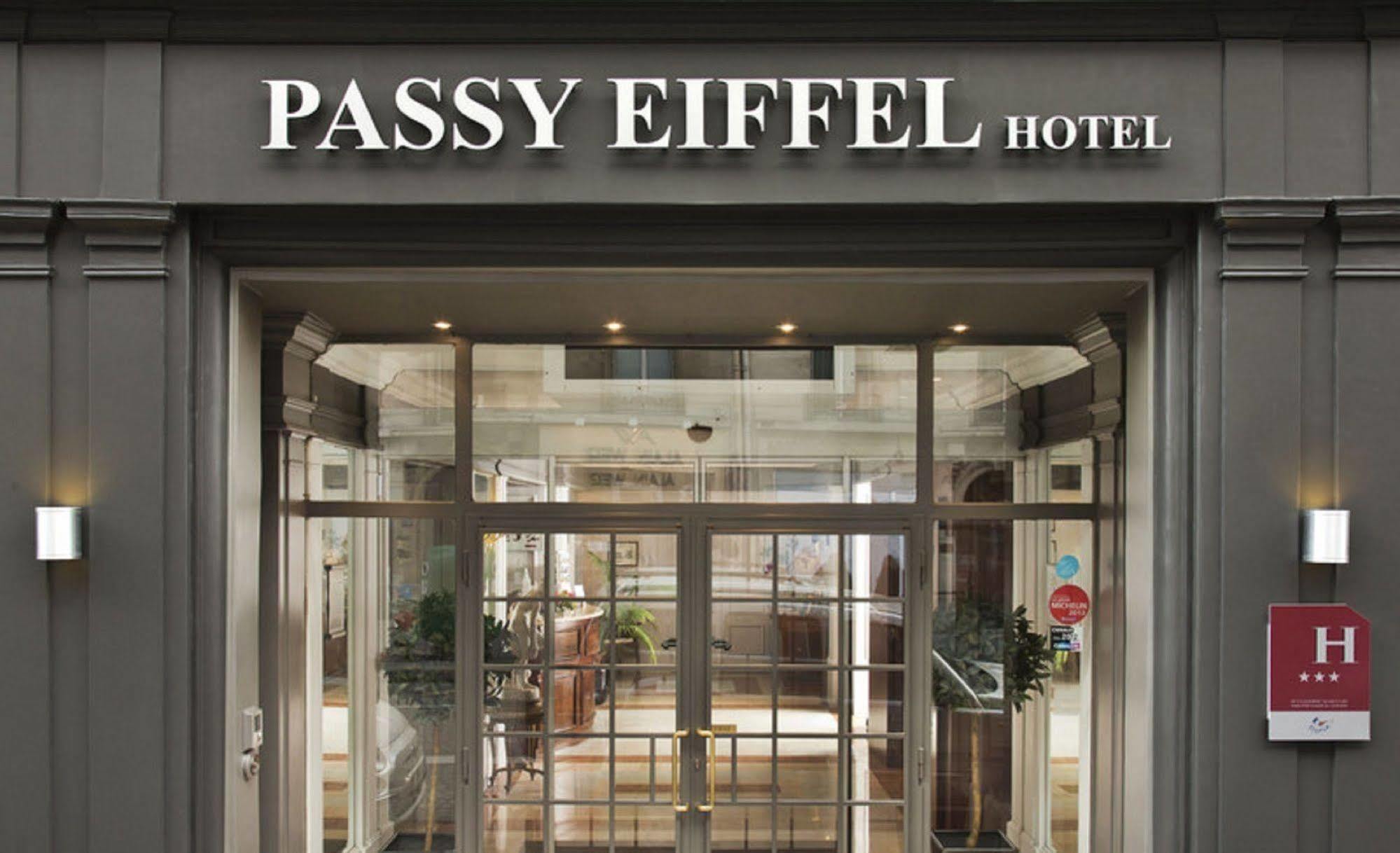 Passy Eiffel Hotell Paris Eksteriør bilde